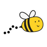 Sticker Biene